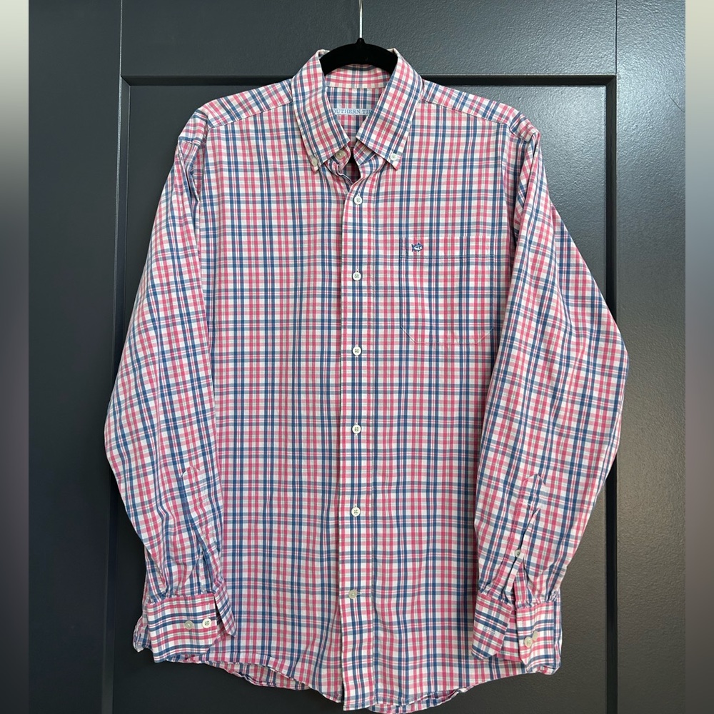 Men’s Southern Tide Plaid Button Up